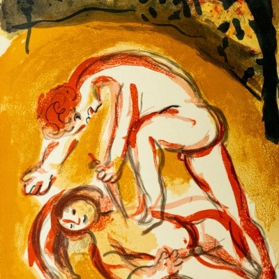 Marc Chagall, Cain and Abel