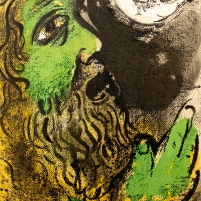 Marc Chagall, Job at Prayer